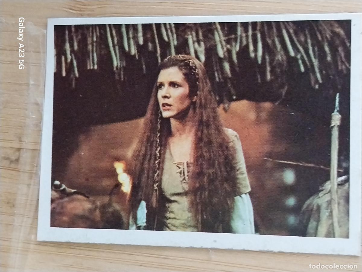 Collectable Antique Stickers: RETORNO JEDI STAR WARS PACOSA DOS 1983 CROMO 147 LEIA RECUPERADO ORIGINAL