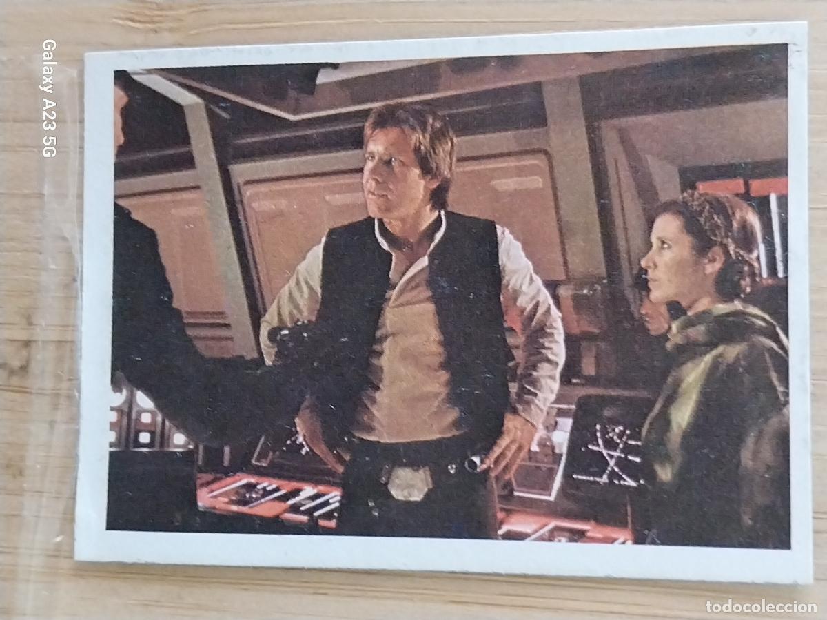 Coleccionismo cromos antiguos: RETORNO JEDI STAR WARS PACOSA DOS 156 HAN SOLO LEIA RECUPERADO ORIGINAL