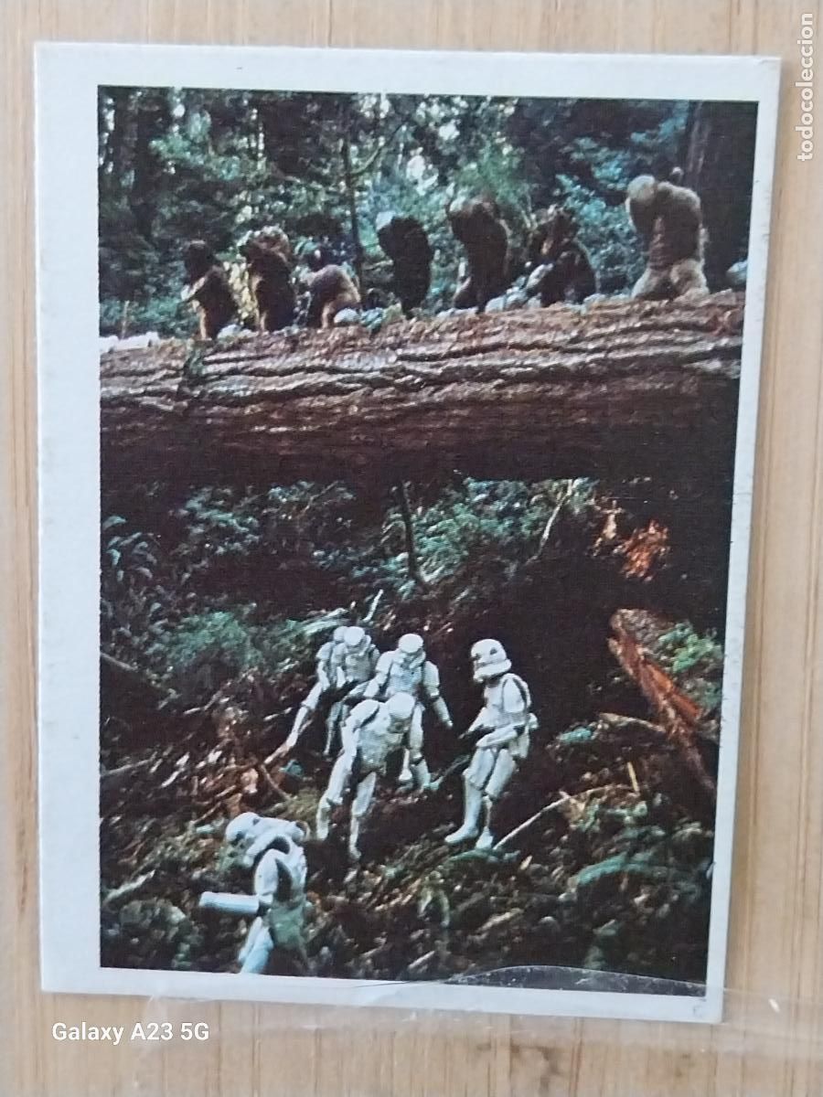 Coleccionismo cromos antiguos: RETORNO JEDI STAR WARS PACOSA DOS 170 EWOKS TROOPERS RECUPERADO ORIGINAL