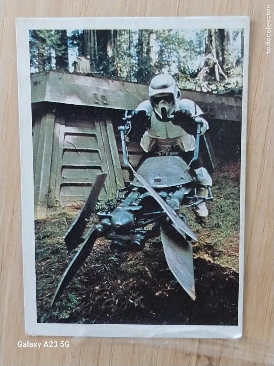 Coleccionismo cromos antiguos: RETORNO JEDI STAR WARS PACOSA DOS 171 TROOPERS RECUPERADO ORIGINAL