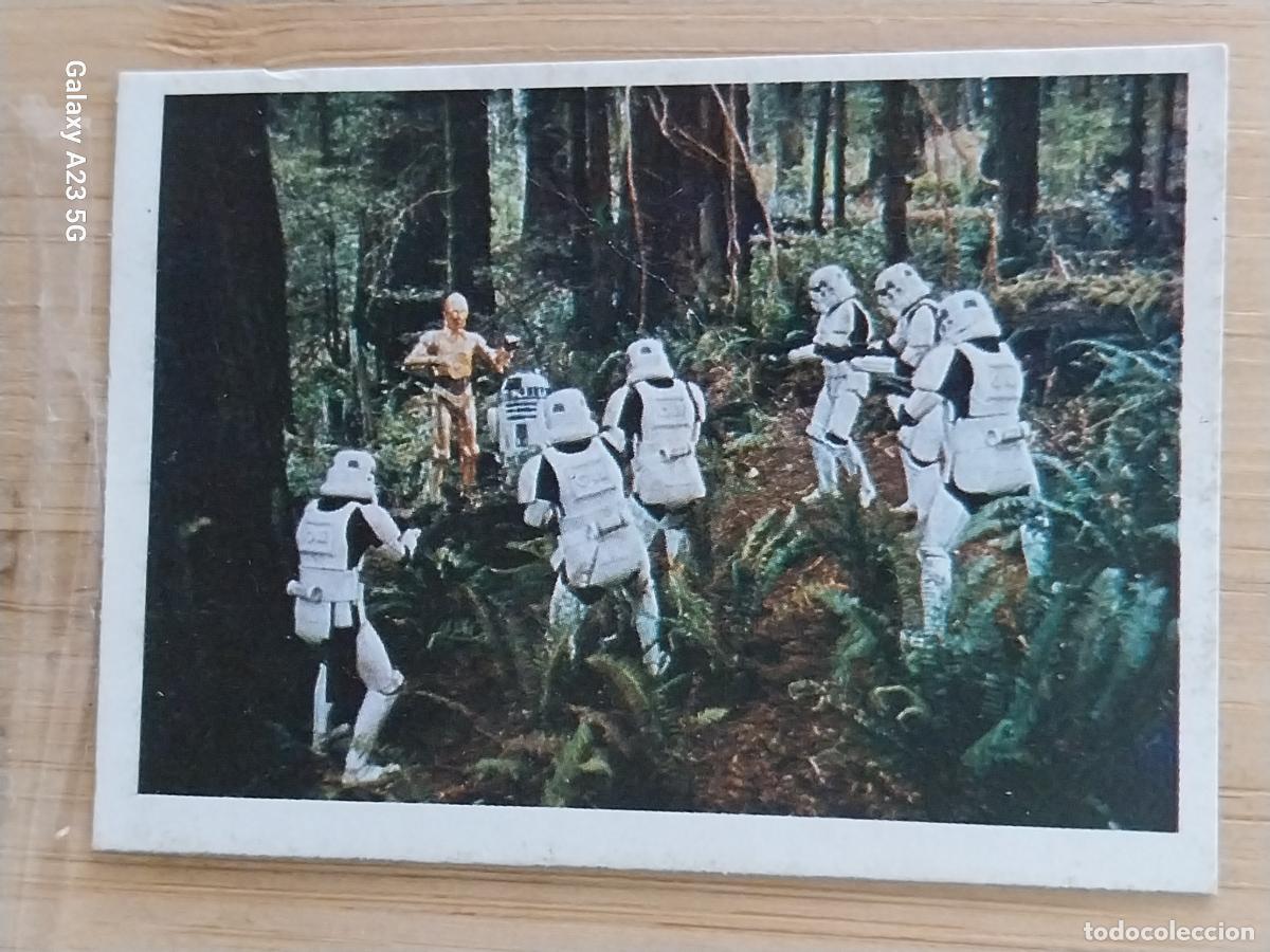 Coleccionismo cromos antiguos: RETORNO JEDI STAR WARS PACOSA DOS 172 R2D2 C3PO TROOPERS RECUPERADO ORIGINAL