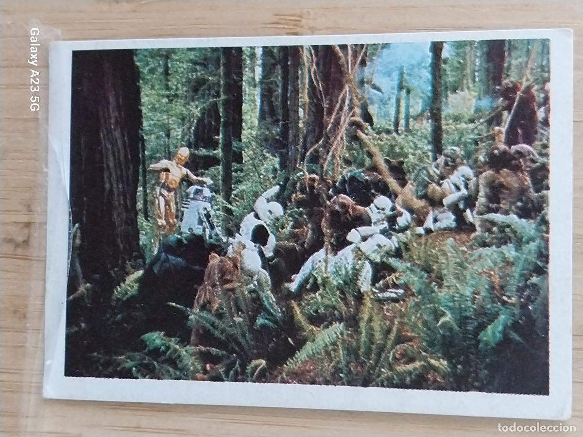 Coleccionismo cromos antiguos: RETORNO JEDI STAR WARS PACOSA DOS 173 EWOKS R2D2 C3PO TROOPERS RECUPERADO ORIGINAL