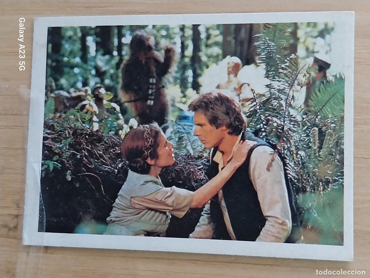 Coleccionismo cromos antiguos: RETORNO JEDI STAR WARS PACOSA DOS 174 EWOKS R2D2 C3PO LEIA SOLO RECUPERADO ORIGINAL