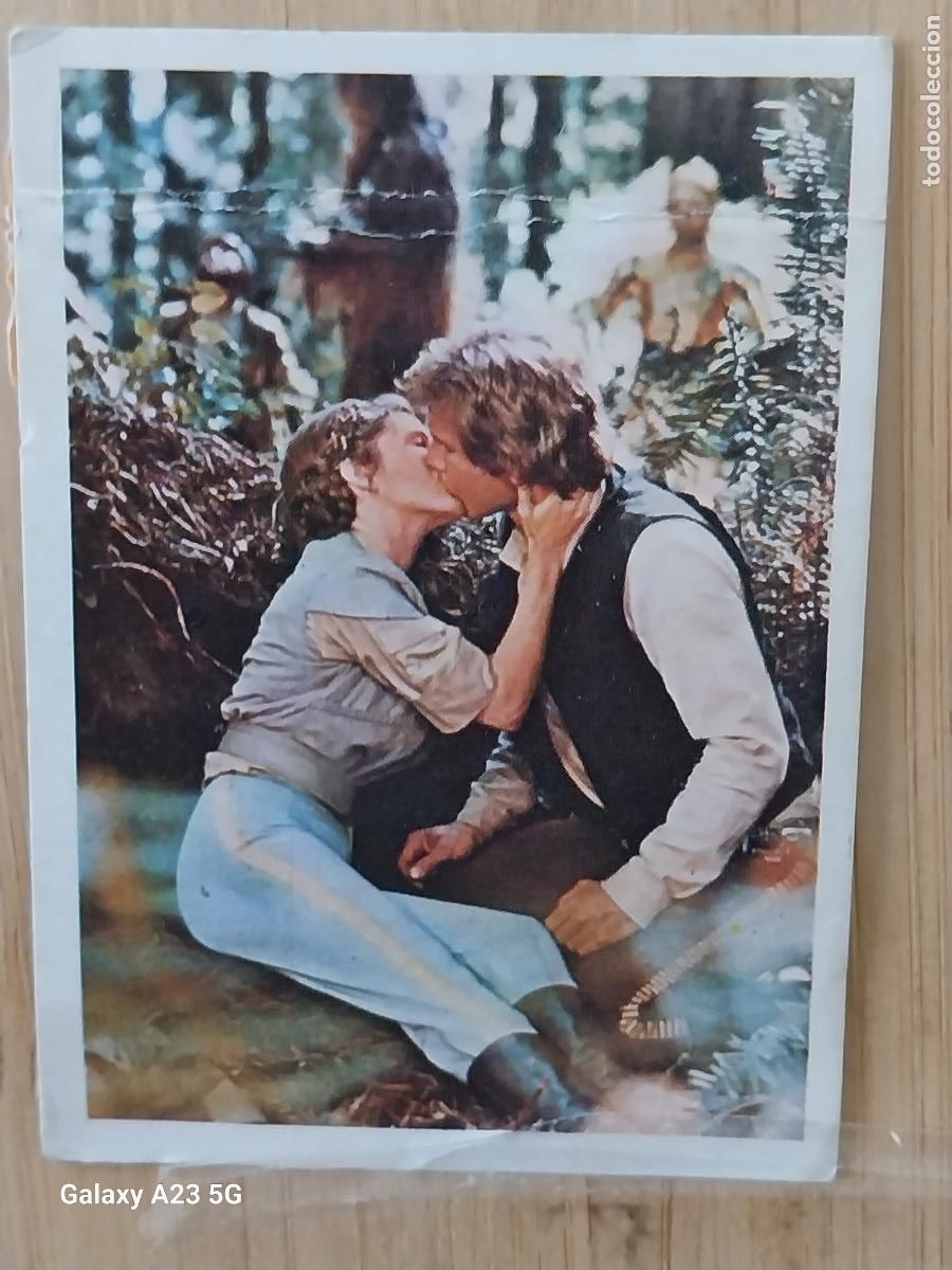 Coleccionismo cromos antiguos: RETORNO JEDI STAR WARS PACOSA DOS 176 EWOKS R2D2 C3PO LEIA SOLO RECUPERADO ORIGINAL