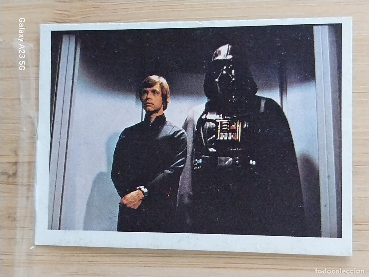 Coleccionismo cromos antiguos: RETORNO JEDI STAR WARS PACOSA DOS 178 LUKE SKYWALKER DARTH VADER RECUPERADO ORIGINAL
