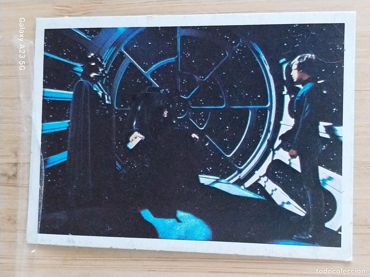 Coleccionismo cromos antiguos: RETORNO JEDI STAR WARS PACOSA DOS 179 LUKE SKYWALKER DARTH VADER EMPERADOR RECUPERADO ORIGINAL