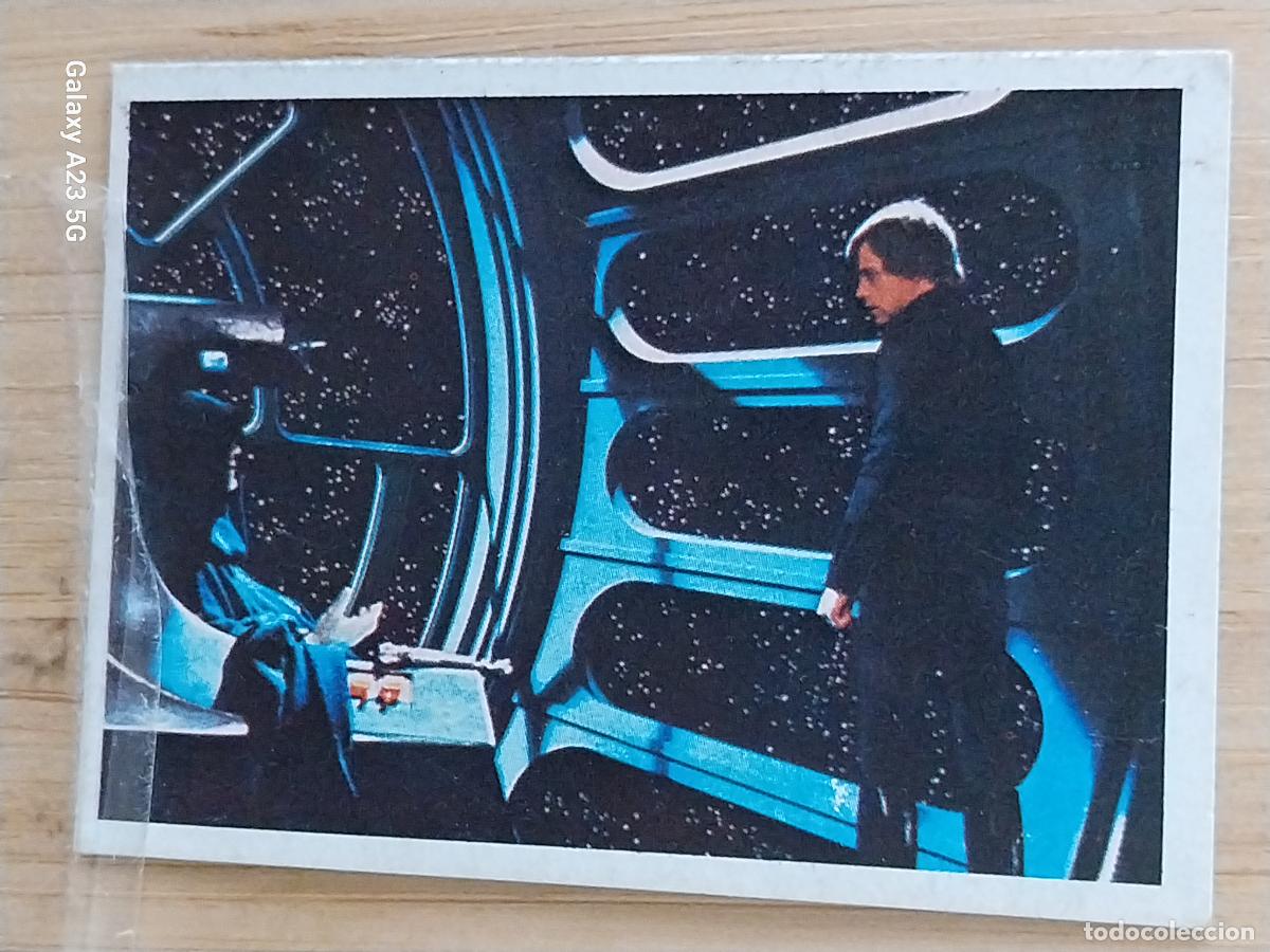 Coleccionismo cromos antiguos: RETORNO JEDI STAR WARS PACOSA DOS 180 LUKE SKYWALKER EMPERADOR RECUPERADO ORIGINAL