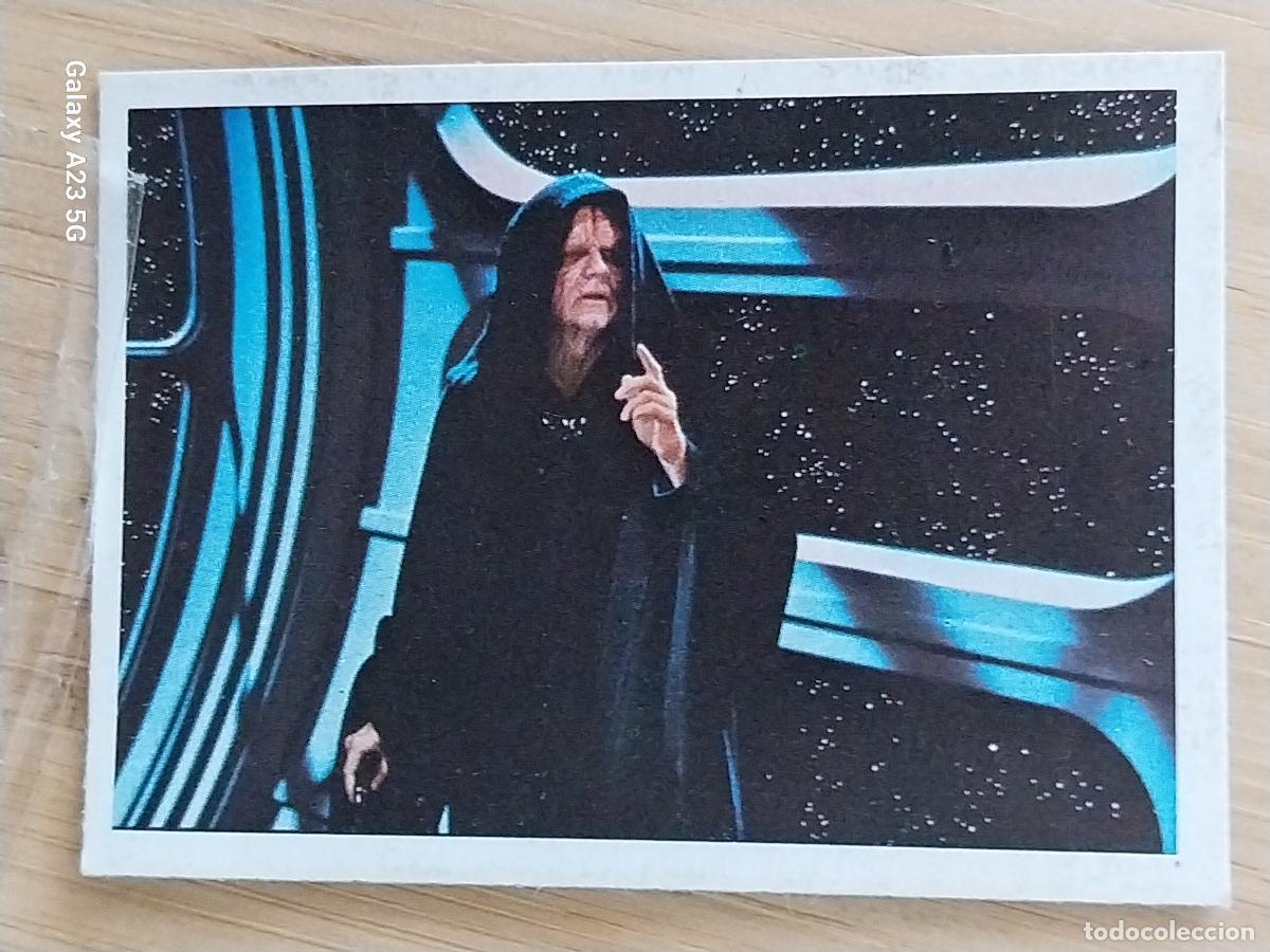 Coleccionismo cromos antiguos: RETORNO JEDI STAR WARS PACOSA DOS 181 EMPERADOR RECUPERADO ORIGINAL