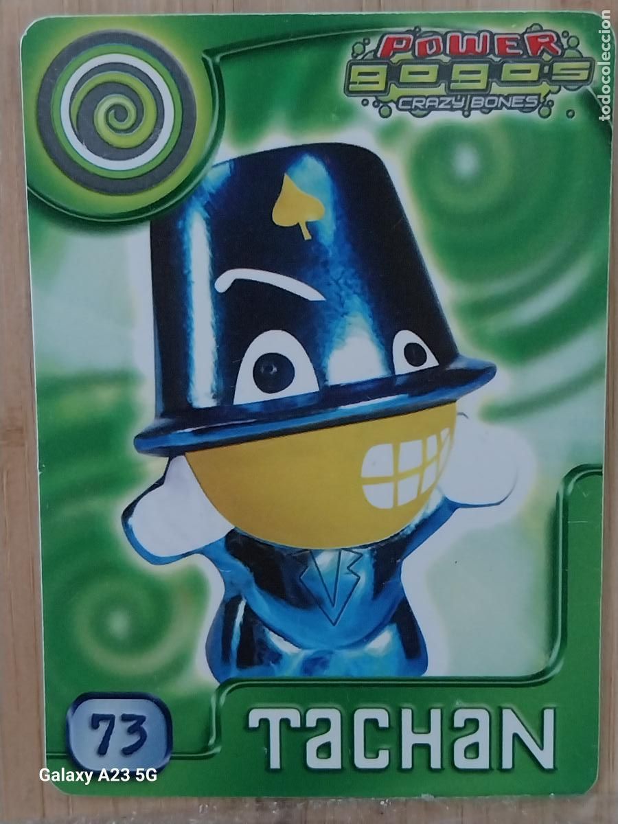 Coleccionismo cromos antiguos: GOGO&acute;S CRAZY BONES POWER SERIE 4 2009 CROMO 73 TACHAN *** CARD ORIGINAL GOGOS