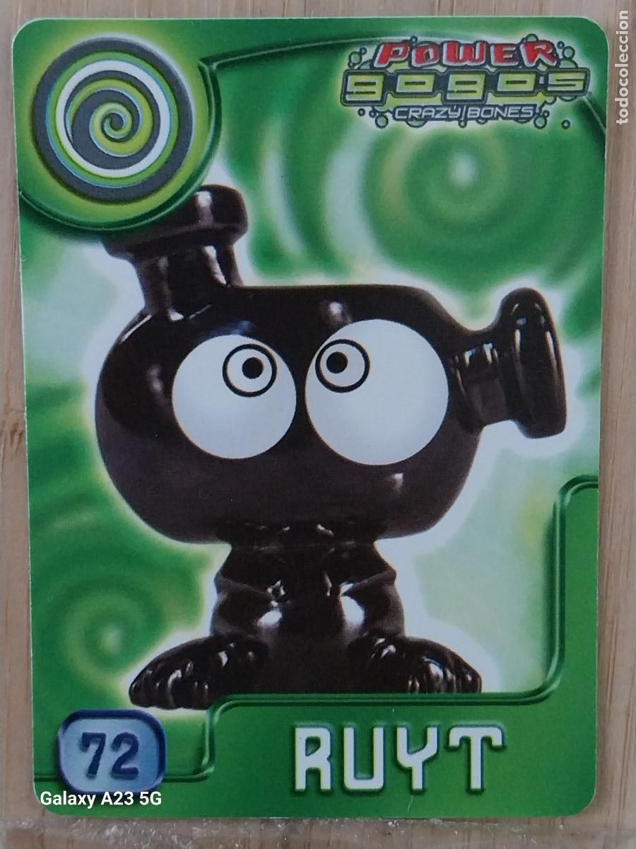 Coleccionismo cromos antiguos: GOGO&acute;S CRAZY BONES POWER SERIE 4 2009 CROMO 72 RUYT * CARD ORIGINAL GOGOS