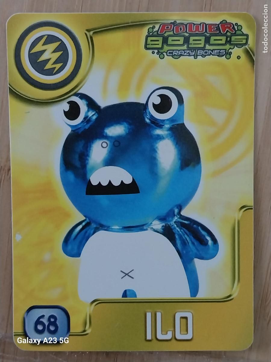 Coleccionismo cromos antiguos: GOGO&acute;S CRAZY BONES POWER SERIE 4 2009 CROMO 68 ILO * CARD ORIGINAL GOGOS