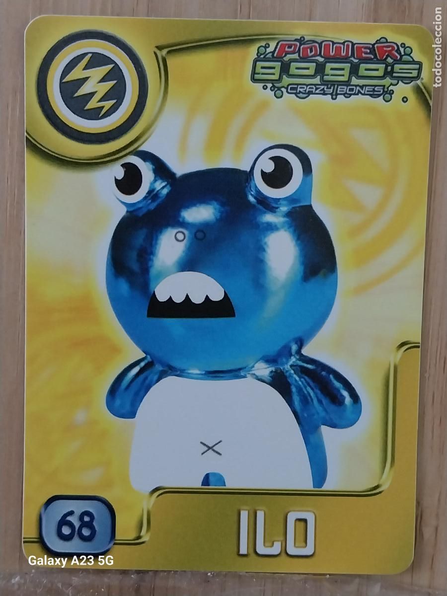 Coleccionismo cromos antiguos: GOGO&acute;S CRAZY BONES POWER SERIE 4 2009 CROMO 68 ILO CARD ORIGINAL GOGOS