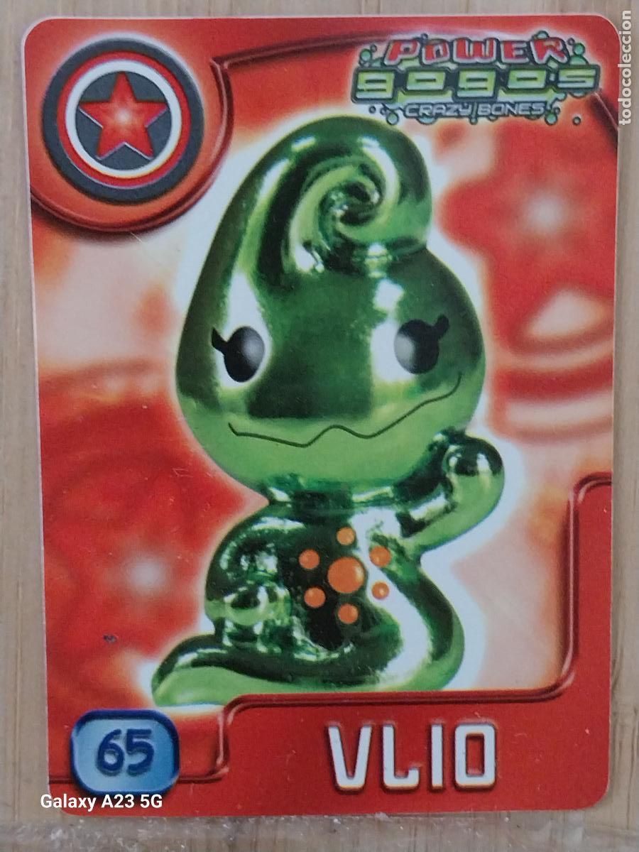 Colecionismo Cromos antigos: GOGO&acute;S CRAZY BONES POWER SERIE 4 2009 CROMO 65 VLIO ** CARD ORIGINAL GOGOS