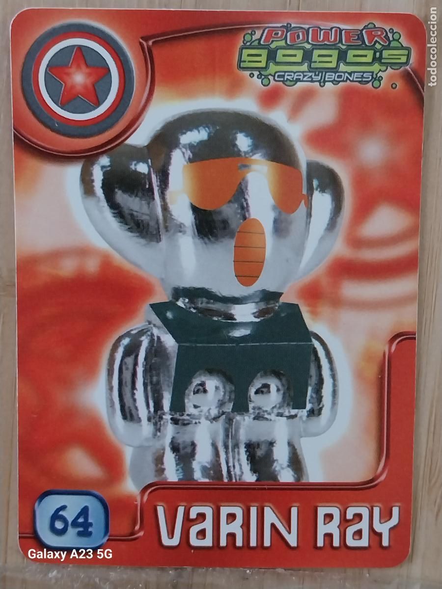 Sammeln alte Sammelbilder: GOGO&acute;S CRAZY BONES POWER SERIE 4 2009 CROMO 64 VARIN RAY * CARD ORIGINAL GOGOS