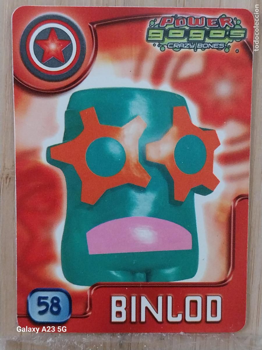 Sammeln alte Sammelbilder: GOGO&acute;S CRAZY BONES POWER SERIE 4 2009 CROMO 58 BINLOD CARD ORIGINAL GOGOS