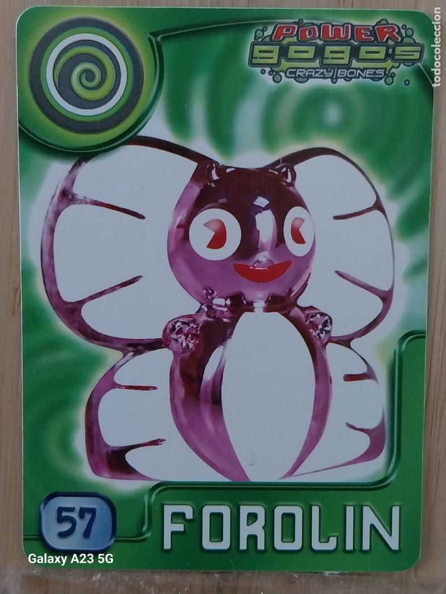 Sammeln alte Sammelbilder: GOGO&acute;S CRAZY BONES POWER SERIE 4 2009 CROMO 57 FOROLIN CARD ORIGINAL GOGOS