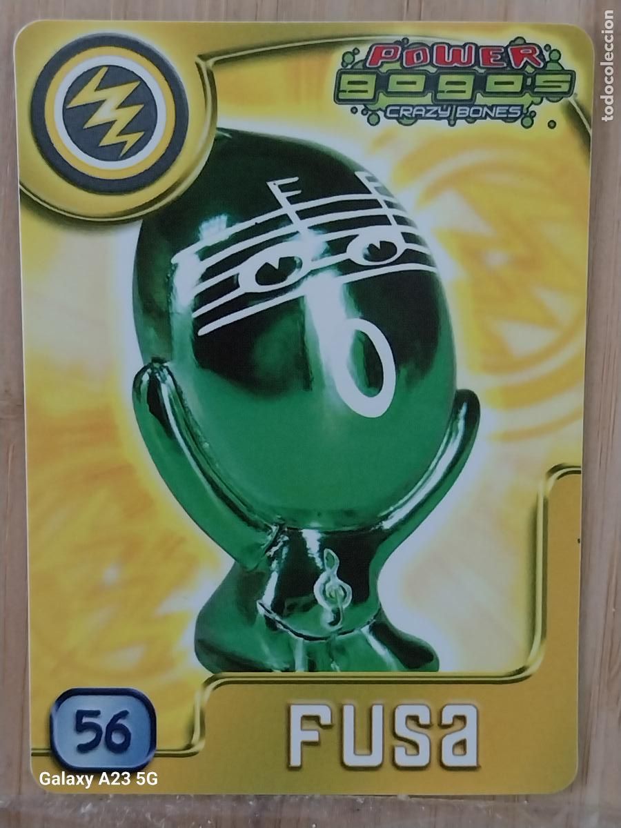 Sammeln alte Sammelbilder: GOGO&acute;S CRAZY BONES POWER SERIE 4 2009 CROMO 56 FUSA ***** CARD ORIGINAL GOGOS