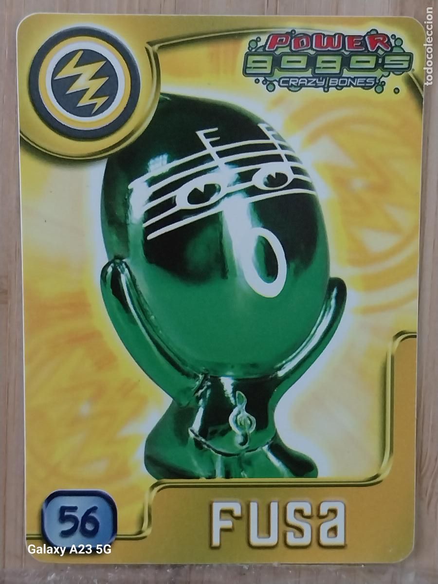 Sammeln alte Sammelbilder: GOGO&acute;S CRAZY BONES POWER SERIE 4 2009 CROMO 56 FUSA **** CARD ORIGINAL GOGOS