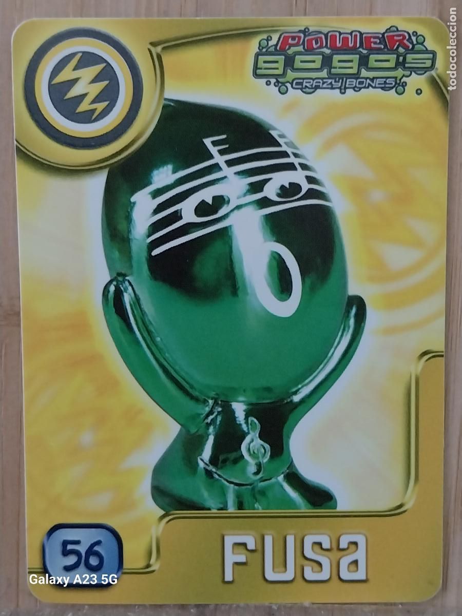 Sammeln alte Sammelbilder: GOGO&acute;S CRAZY BONES POWER SERIE 4 2009 CROMO 56 FUSA *** CARD ORIGINAL GOGOS