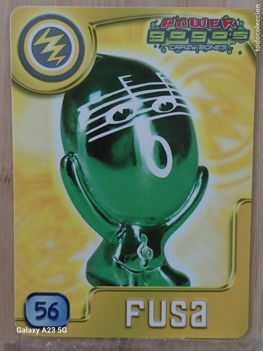 Sammeln alte Sammelbilder: GOGO&acute;S CRAZY BONES POWER SERIE 4 2009 CROMO 56 FUSA ** CARD ORIGINAL GOGOS