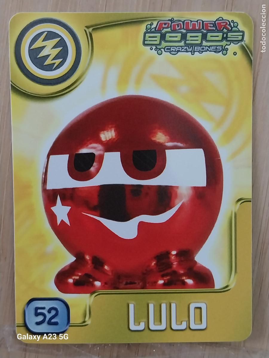 Colecionismo Cromos antigos: GOGO&acute;S CRAZY BONES POWER SERIE 4 2009 CROMO 52 LULO ***** CARD ORIGINAL GOGOS