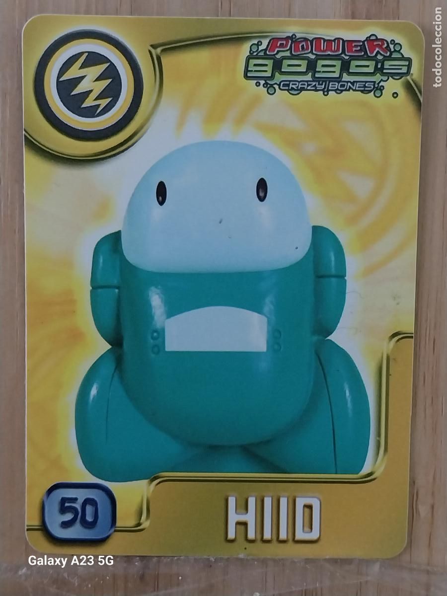 Colecionismo Cromos antigos: GOGO&acute;S CRAZY BONES POWER SERIE 4 2009 CROMO 50 HIID **** CARD ORIGINAL GOGOS