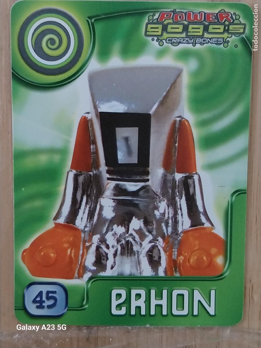Coleccionismo cromos antiguos: GOGO&acute;S CRAZY BONES POWER SERIE 4 2009 CROMO 49 ERHON **** CARD ORIGINAL GOGOS