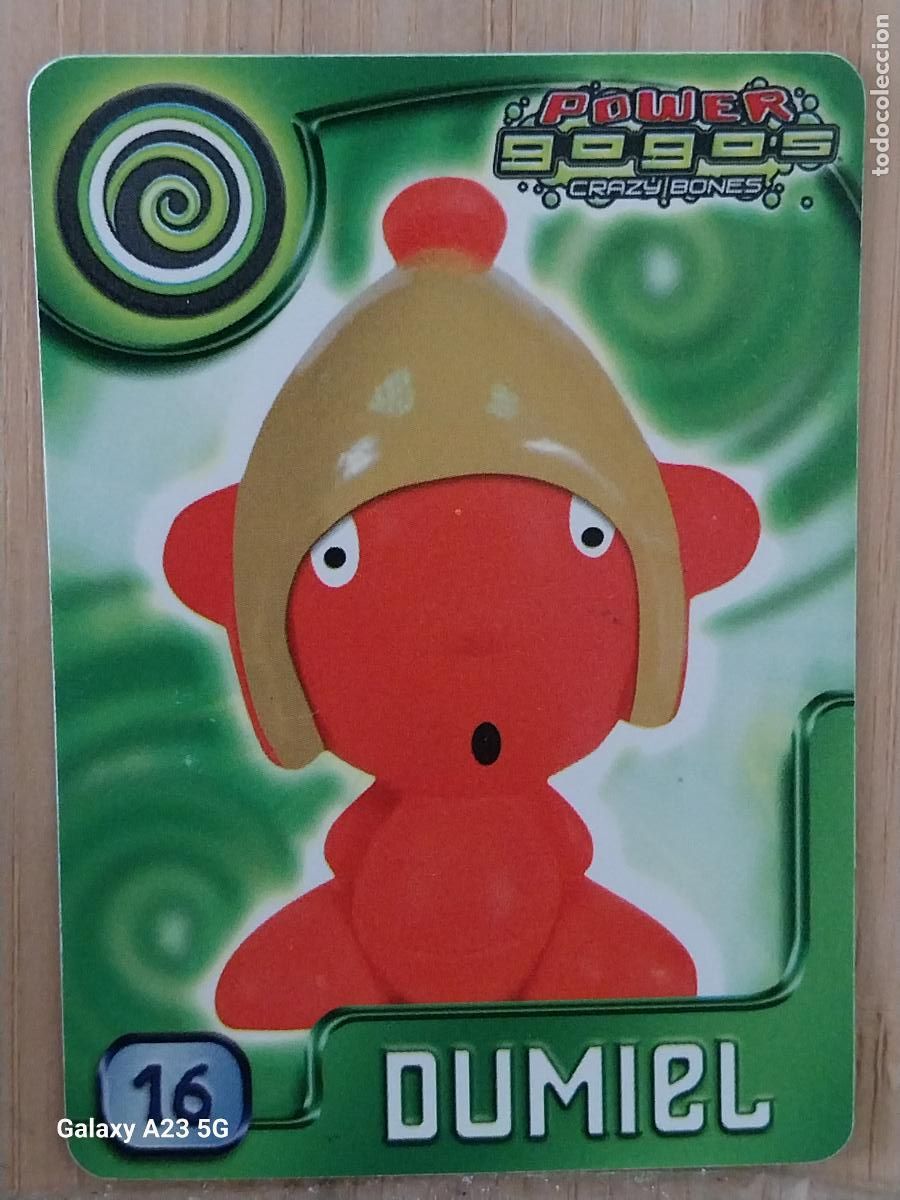 Coleccionismo cromos antiguos: GOGO&acute;S CRAZY BONES POWER SERIE 4 2009 CROMO DUMIEL 16 *** CARD ORIGINAL GOGOS