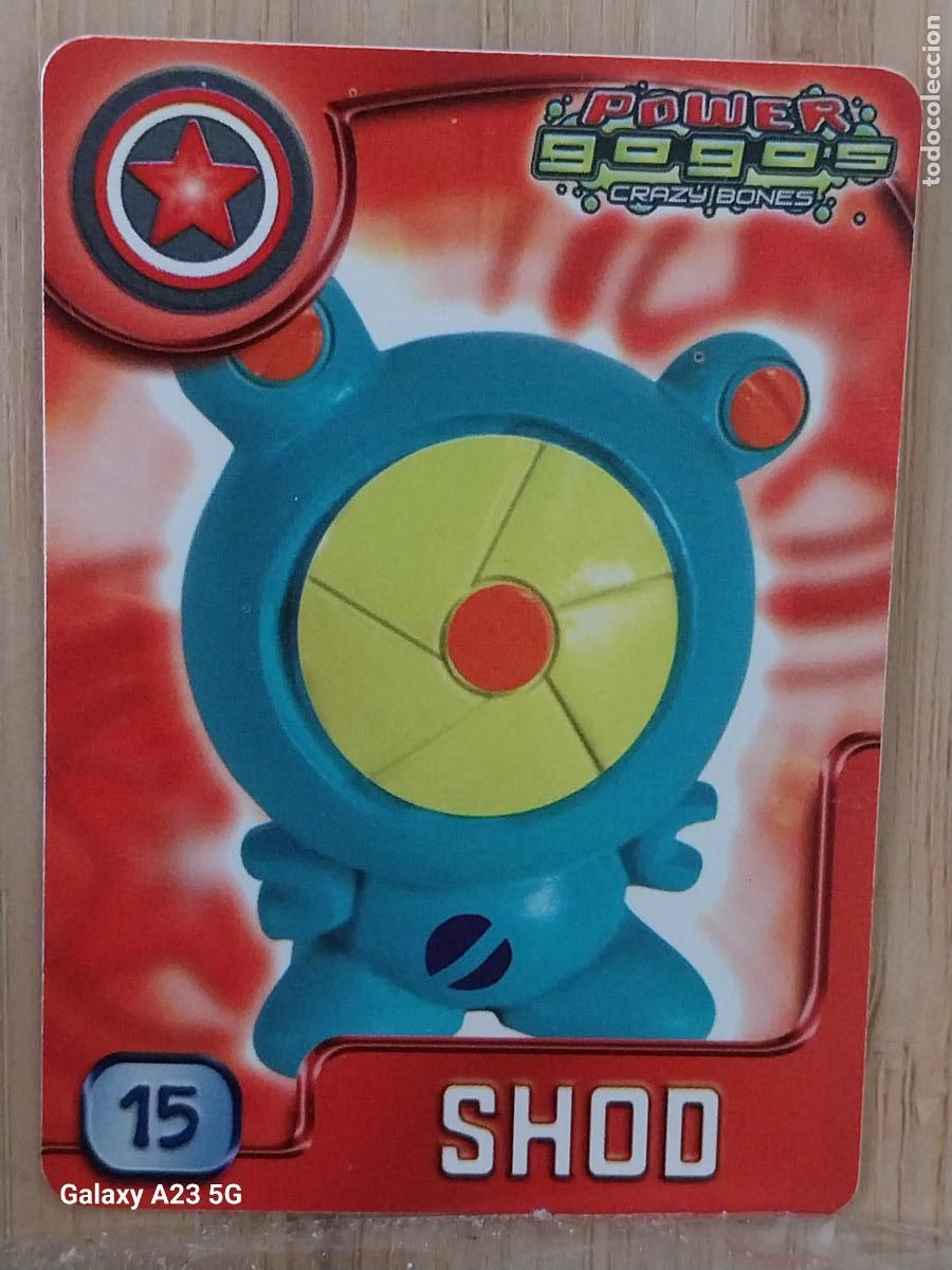 Coleccionismo cromos antiguos: GOGO&acute;S CRAZY BONES POWER SERIE 4 2009 CROMO DUMIEL 15 SHOD *** CARD ORIGINAL GOGOS
