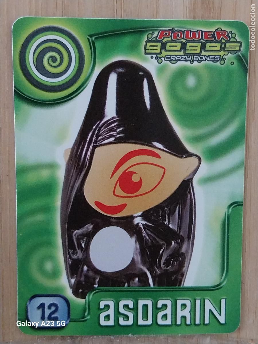 Coleccionismo cromos antiguos: GOGO&acute;S CRAZY BONES POWER SERIE 4 2009 CROMO DUMIEL 12 ASDARIN *** CARD ORIGINAL GOGOS
