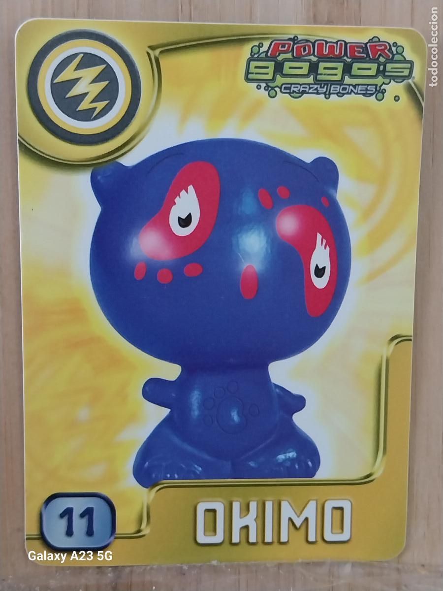 Coleccionismo cromos antiguos: GOGO&acute;S CRAZY BONES POWER SERIE 4 2009 CROMO DUMIEL 11 OKIMO *** CARD ORIGINAL GOGOS