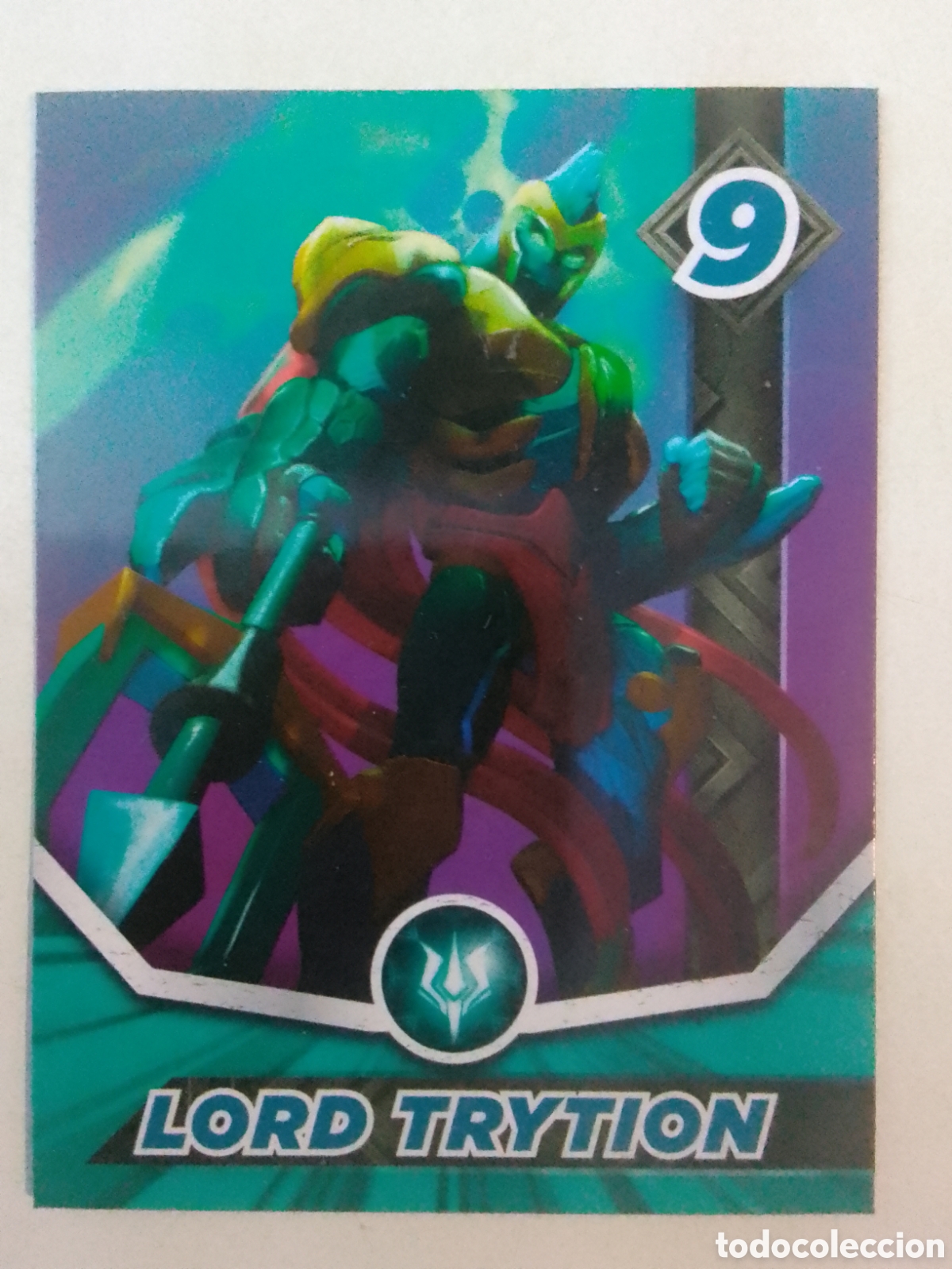 Coleccionismo cromos antiguos: C&oacute;digo Especial Gormiti LORD TRYTION.