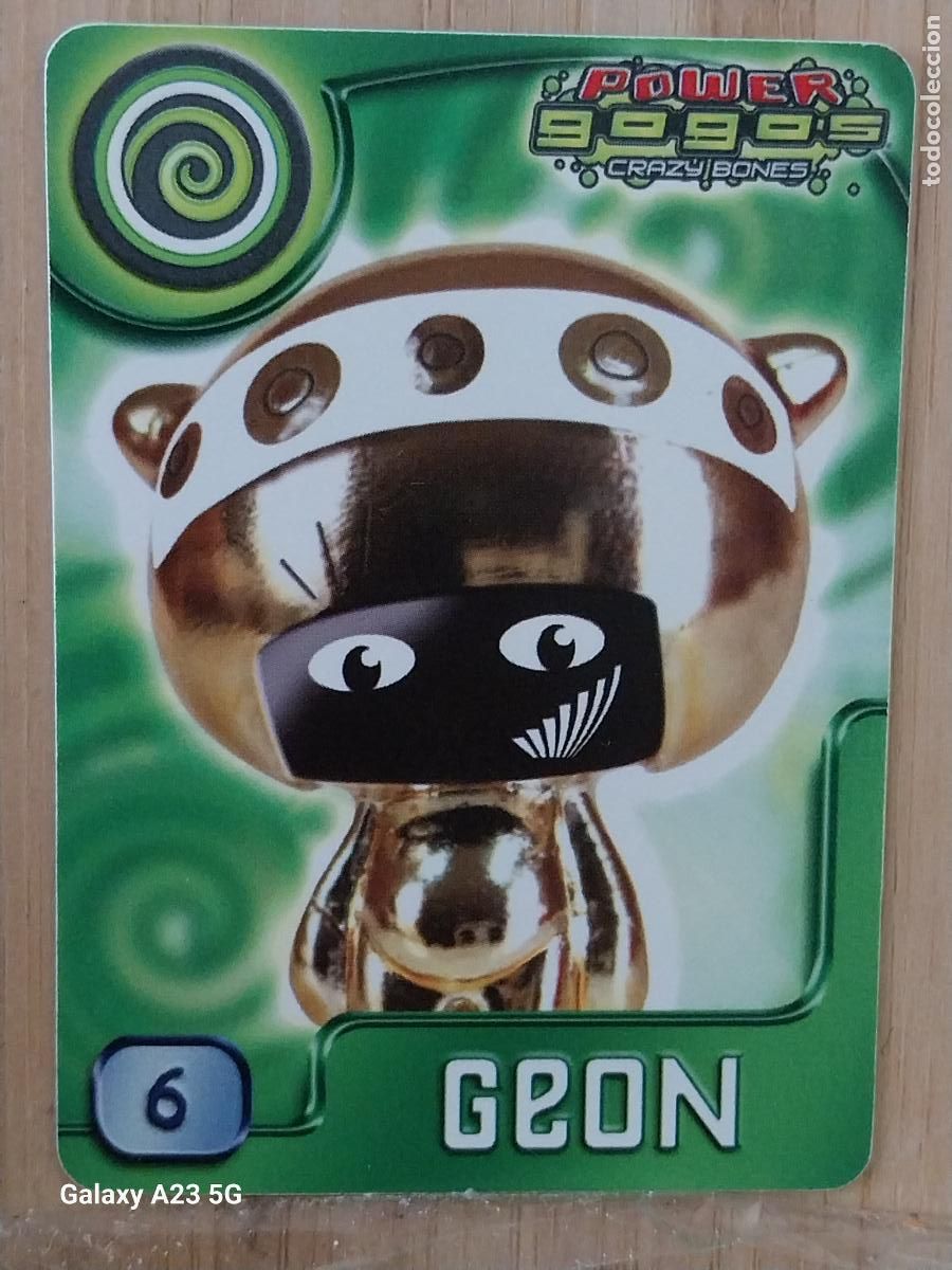 Coleccionismo cromos antiguos: GOGO&acute;S CRAZY BONES POWER SERIE 4 2009 CROMO DUMIEL 6 GEON ** CARD ORIGINAL GOGOS