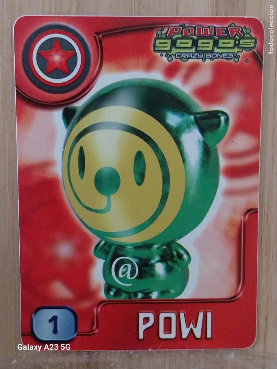 Coleccionismo cromos antiguos: GOGO&acute;S CRAZY BONES POWER SERIE 4 2009 CROMO DUMIEL 1 POWI ** CARD ORIGINAL GOGOS