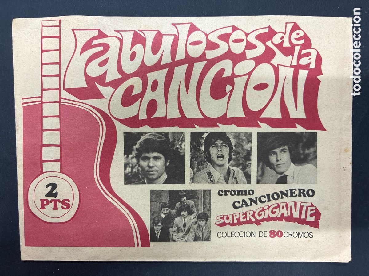 Coleccionismo cromos antiguos: SOBRE CROMOS SIN ABRIR FABULOSO DE LA CANCION EDITORIAL ESTE