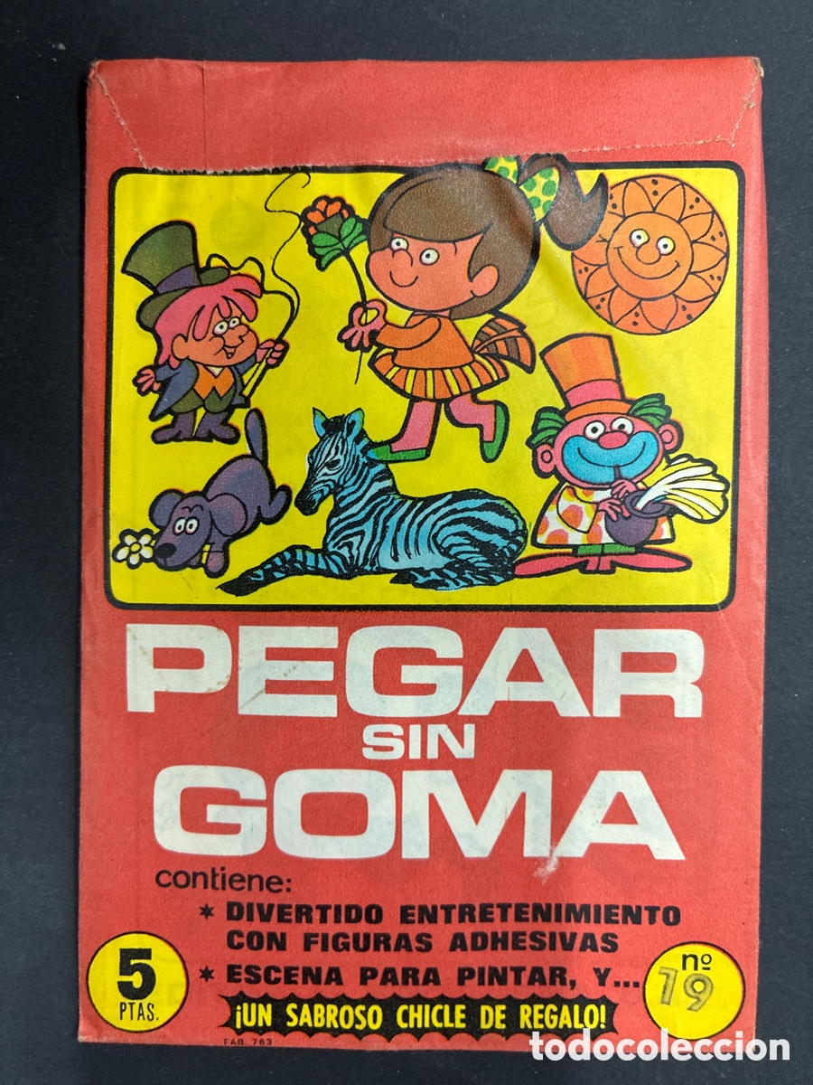 Coleccionismo cromos antiguos: SOBRE CROMOS SIN ABRIR PEGAR SIN GOMA EDITORIAL BRUGUERA