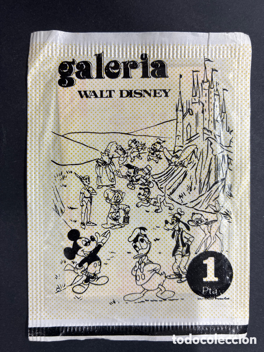 Collectable Antique Stickers: SOBRE CROMOS SIN ABRIR ALBUM GALERIA WALT DISNEY EDITORAL FHER
