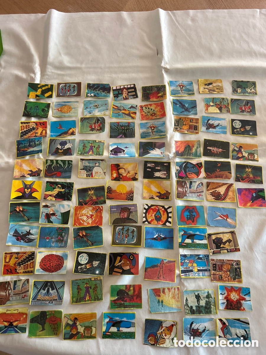 Coleccionismo cromos antiguos: Lote 81 cromos La Batalla de los Planetas.Danone.1980