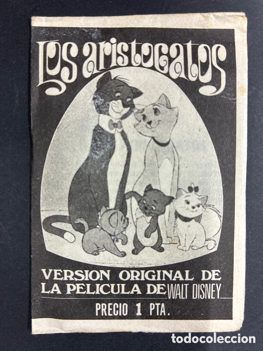 Coleccionismo cromos antiguos: SOBRE CROMOS SIN ABRIR ALBUM PELICULA LOS ARISTOGATOS WALT DISNEY EDITORAL FHER