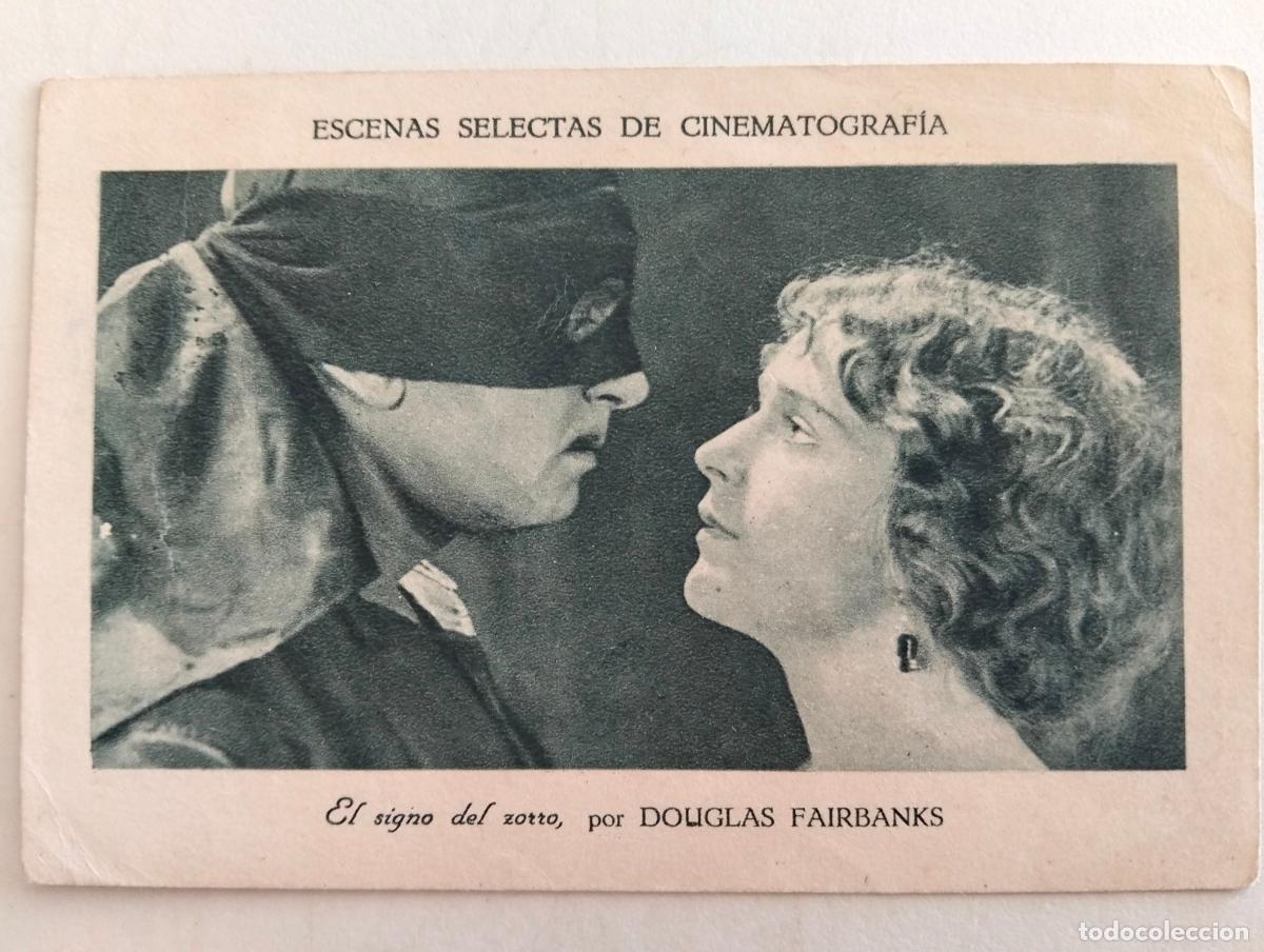 Coleccionismo cromos antiguos: CROMO ESCENAS SELECTAS DE CINEMATOGRAFIA, SERIE A, N&ordm; 5, POR DOUGLAS FAIRBANKS, A&Ntilde;OS 30