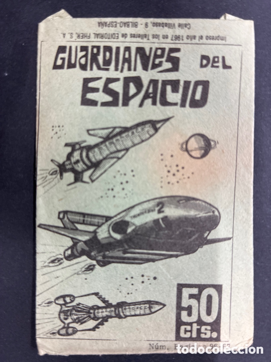 Coleccionismo cromos antiguos: SOBRE CROMOS SIN ABRIR ALBUM SERIE T.V GUARDIANES DEL ESPACO EDITORAL FHER