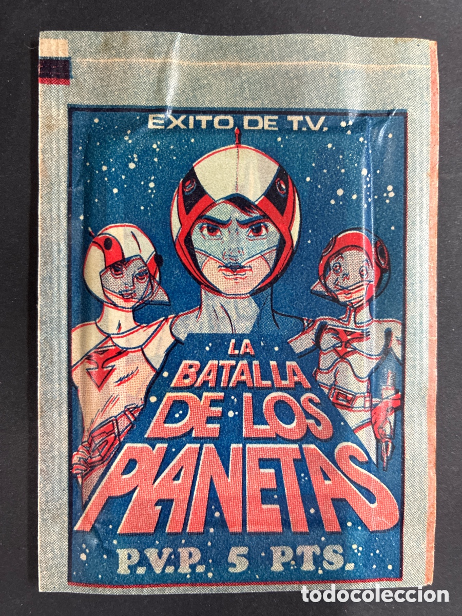 Coleccionismo cromos antiguos: SOBRE CROMOS SIN ABRIR ALBUM SERIE T.V LA BATALLA DE LOS PLANETAS EDITORAL FHER