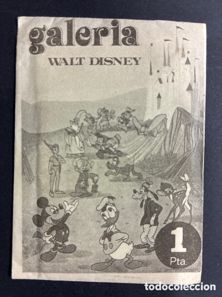 Coleccionismo cromos antiguos: SOBRE CROMOS SIN ABRIR ALBUM GALERIA WALT DISNEY EDITORIAL FHER