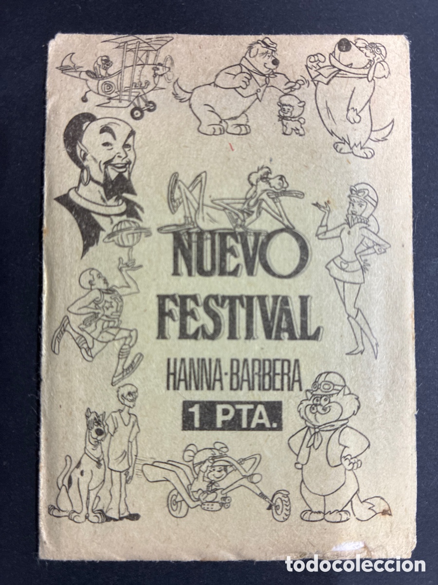 Coleccionismo cromos antiguos: SOBRE CROMOS SIN ABRIR ALBUM NUEVO FESTIVAL HANNA BARBERA EDITORIAL FHER