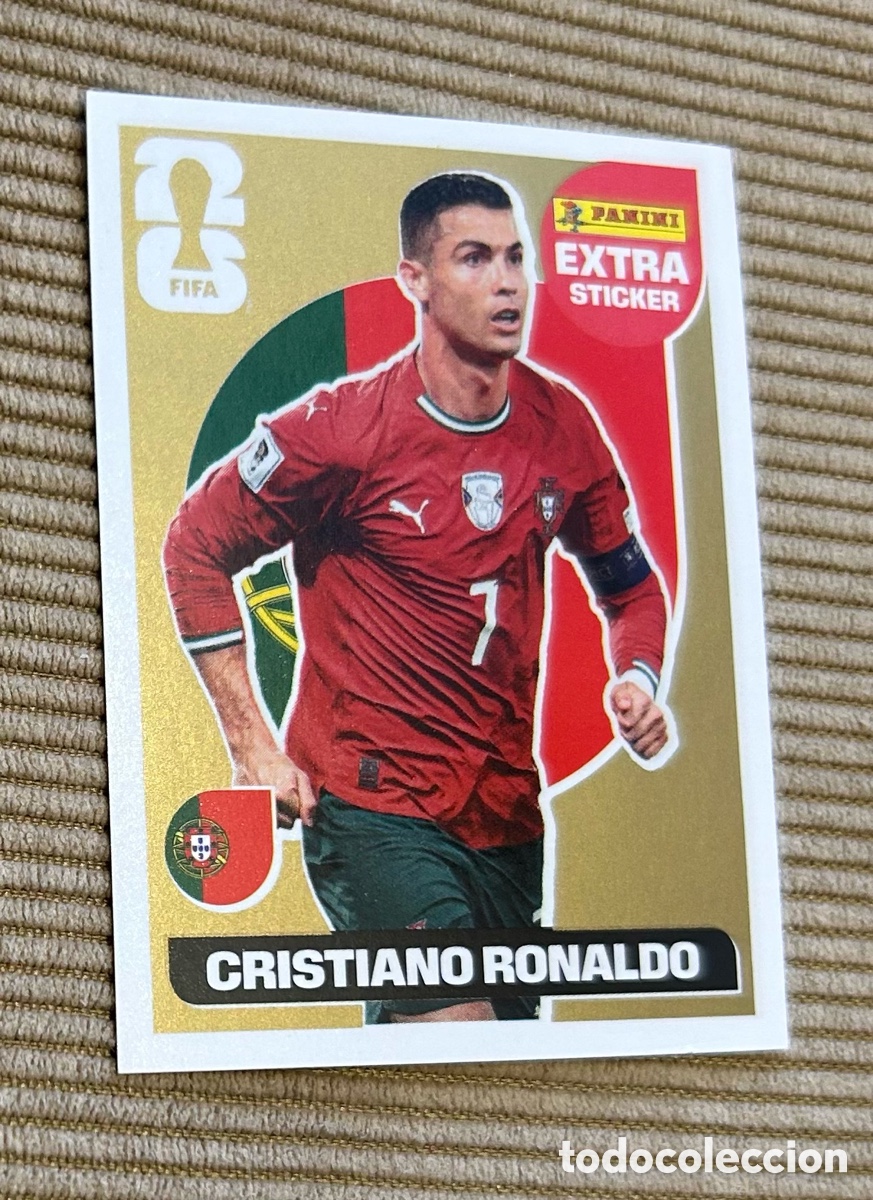 Sammeln alte Sammelbilder: Cristiano Ronaldo Extra Sticker Gold PANINI FIFA WORLD CUP 2026