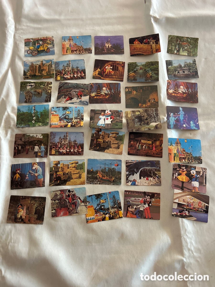 Coleccionismo cromos antiguos: Lote 35 cromos DisneyBimbo. 1977