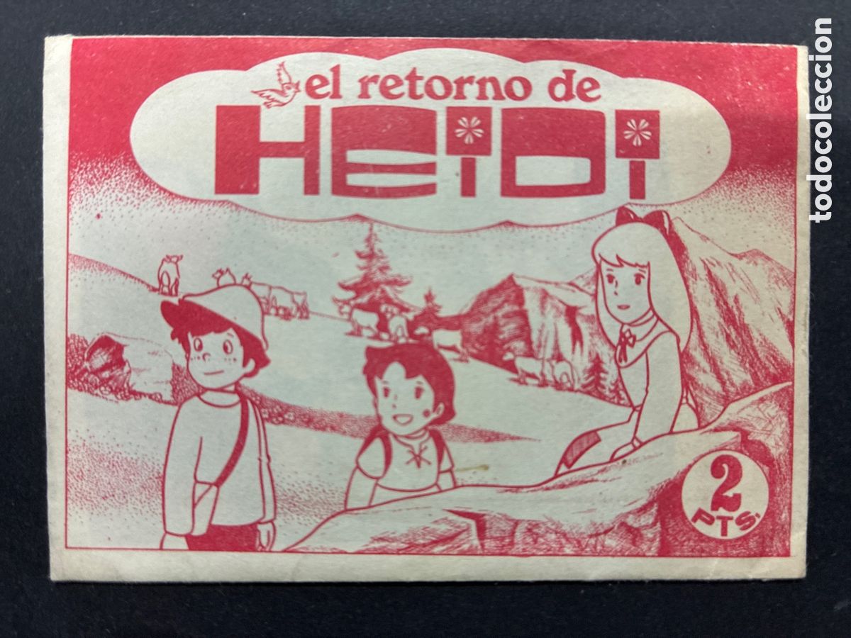 Coleccionismo cromos antiguos: SOBRE CROMOS SIN ABRIR ALBUM SERIE T.V EL RETORNO DE HEIDI EDITORIAL FHER