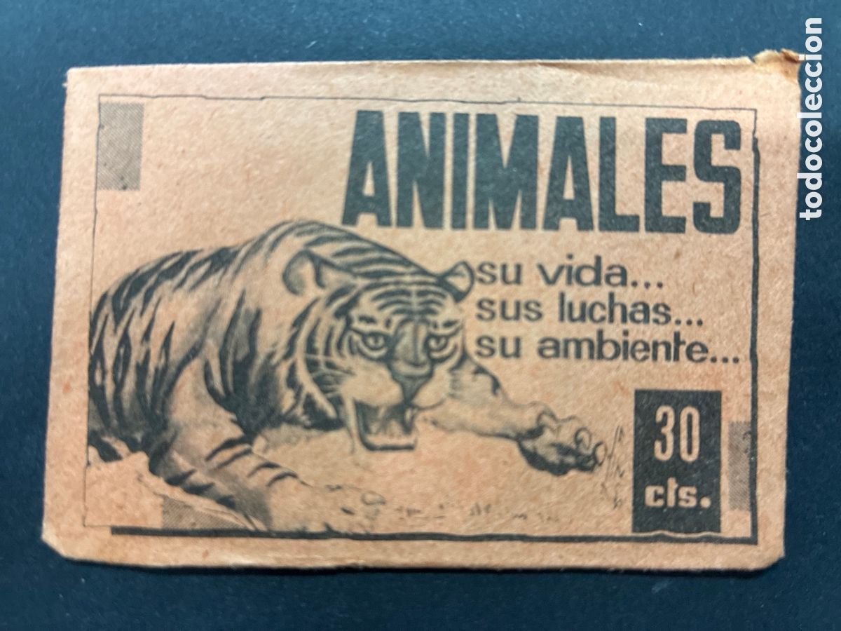 Coleccionismo cromos antiguos: SOBRE CROMOS SIN ABRIR ALBUM ANIMALES EDITORIAL FHER