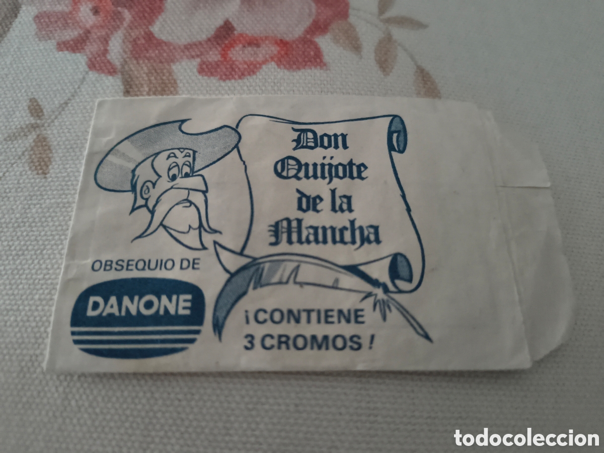 Coleccionismo cromos antiguos: DON QUIJOTE DE LA MANCHA. DANONE. 1978. SOBRE VACIO SIN CROMOS