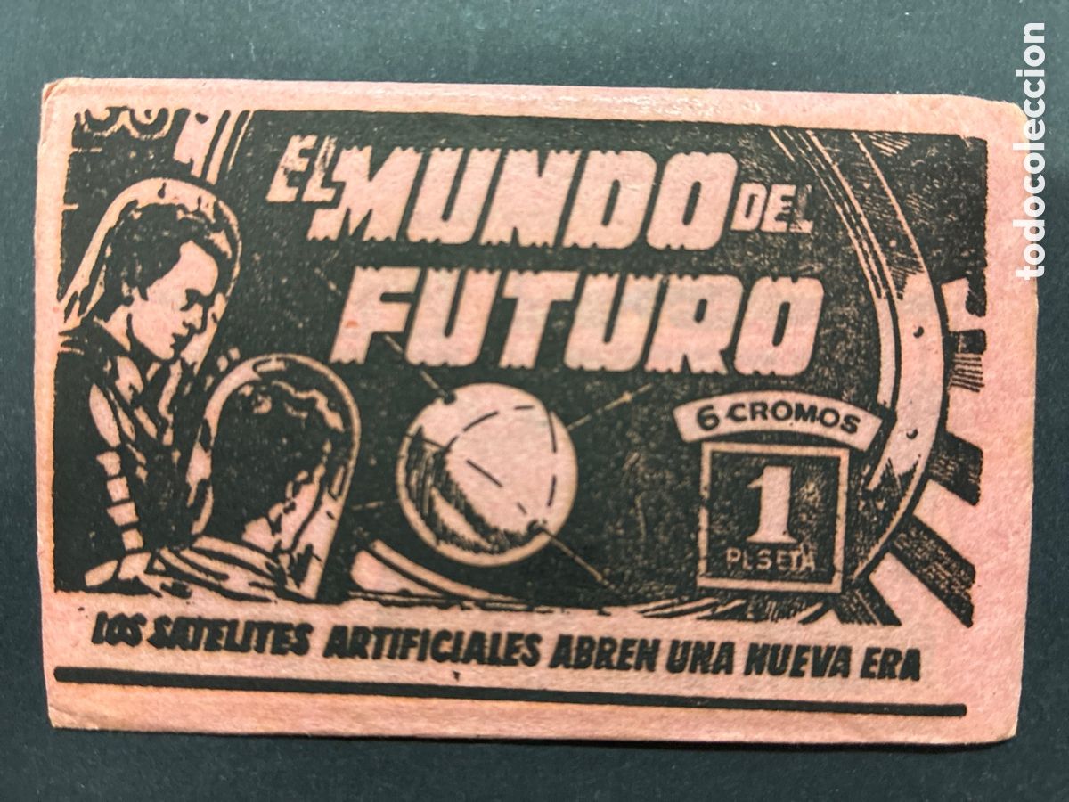 Coleccionismo cromos antiguos: SOBRE CROMOS SIN ABRIR ALBUM EL MUNDO DEL FUTURO
